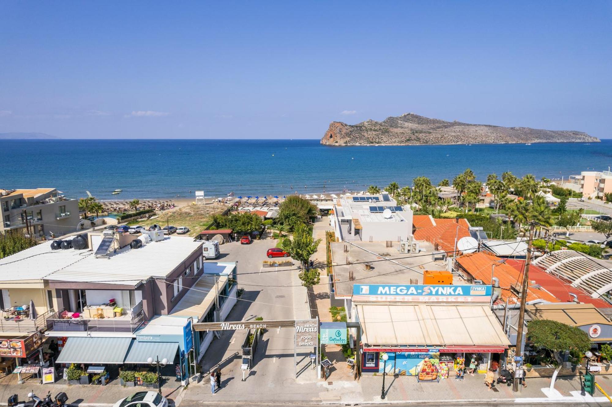 Ostrakon Suites Agia Marina Exteriér fotografie