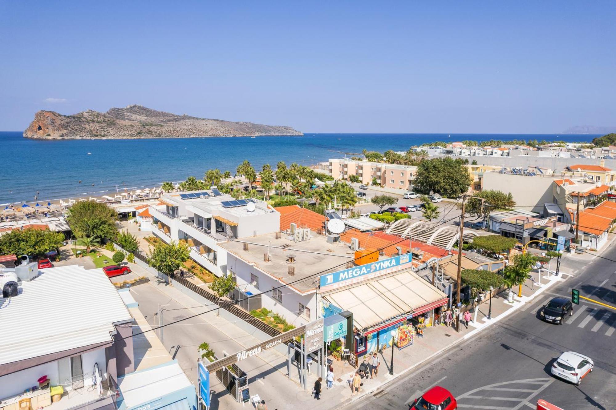 Ostrakon Suites Agia Marina Exteriér fotografie