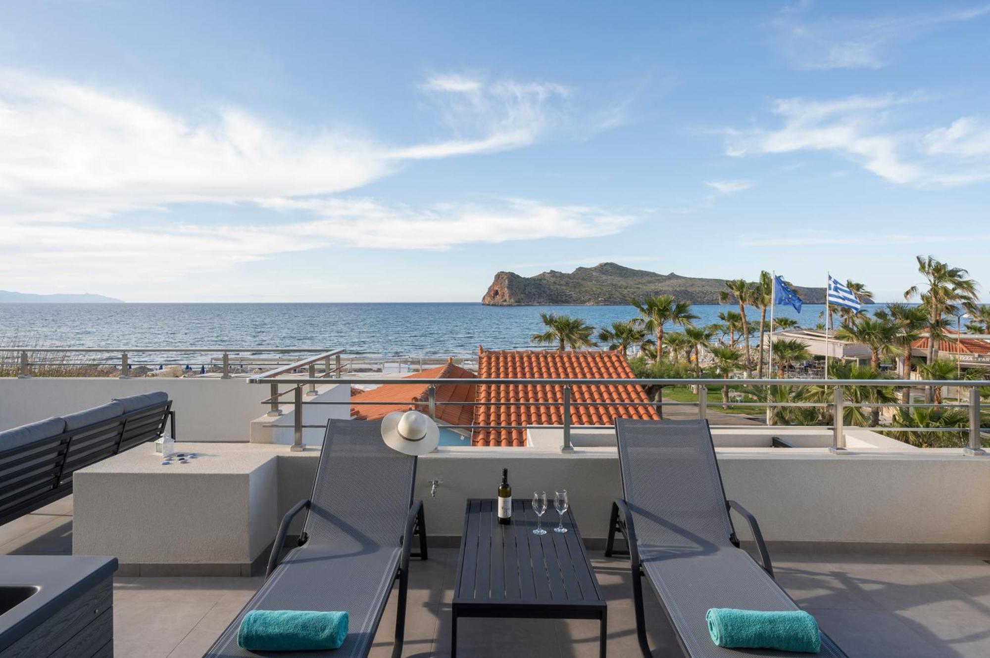 Ostrakon Suites Agia Marina Exteriér fotografie